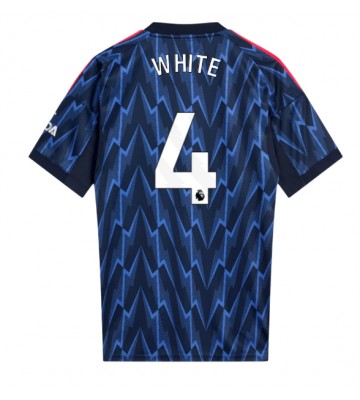 Arsenal Ben White #4 Udebanetrøje 2025-26 Kortærmet